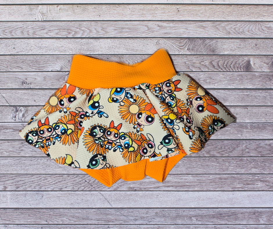 Power girls skirted bummie 6m