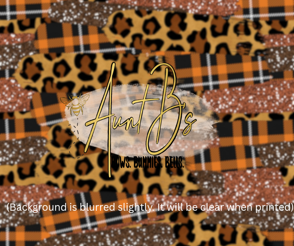 cheetah plaid Adult Sizing