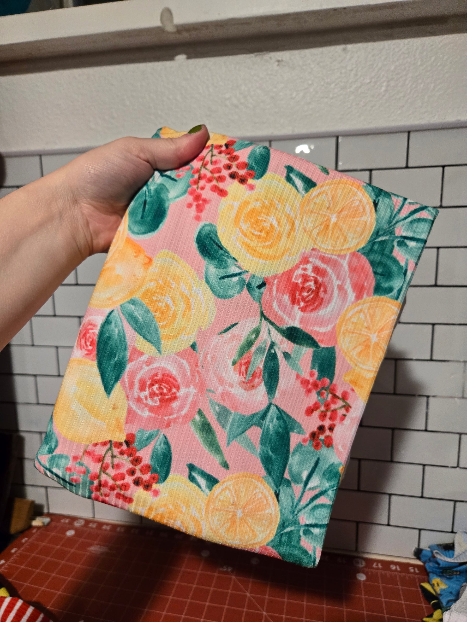 Big kid lemon floral