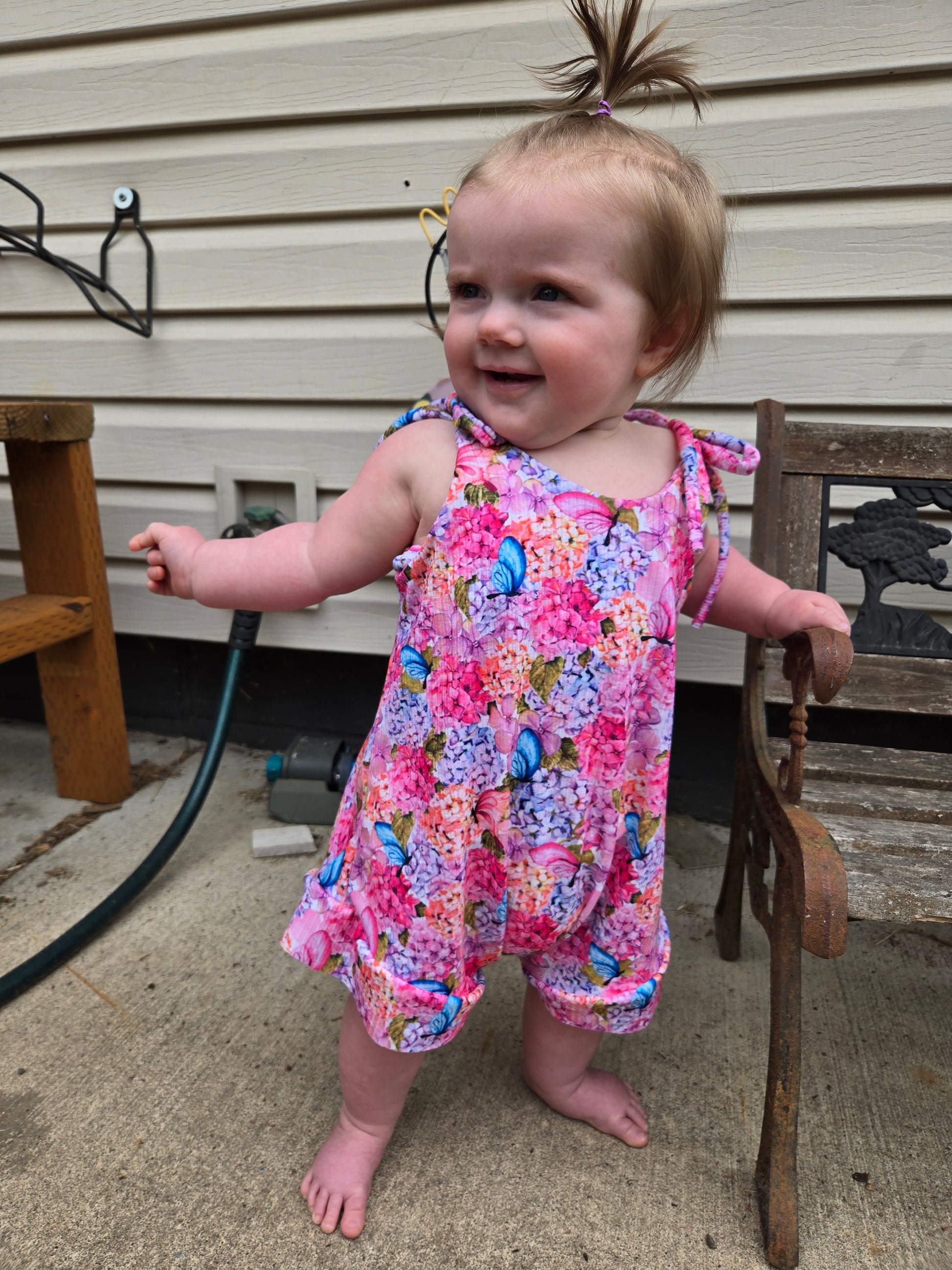 Example of tie romper