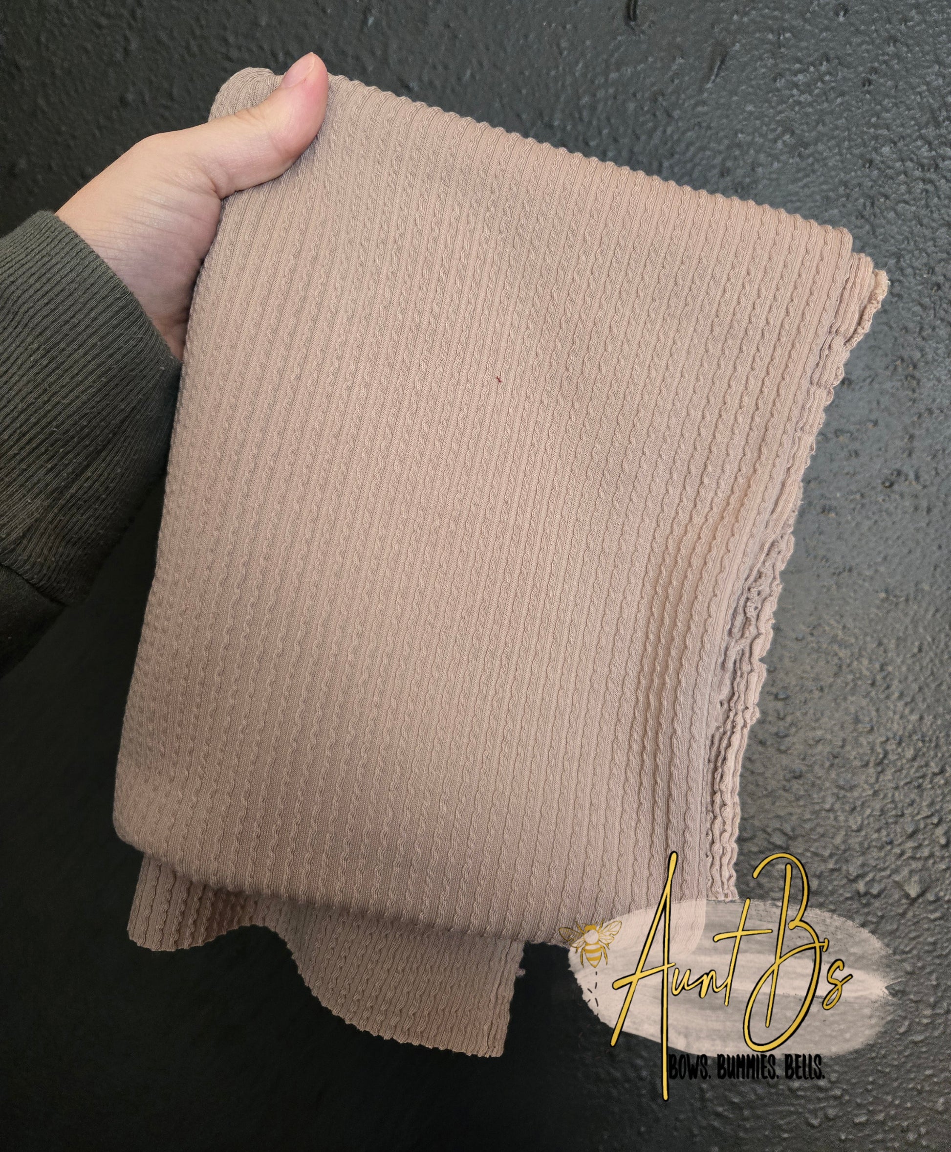 Mushroom waved Ribknit