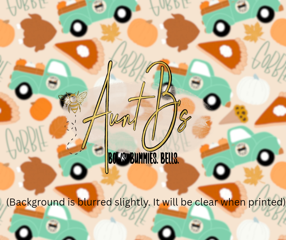 Pumpkin Pie Truck-  Toddler