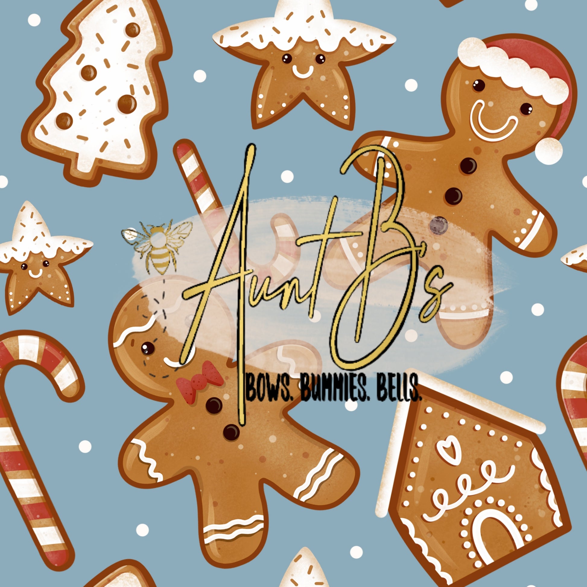 Gingerbread Blue- Toddler