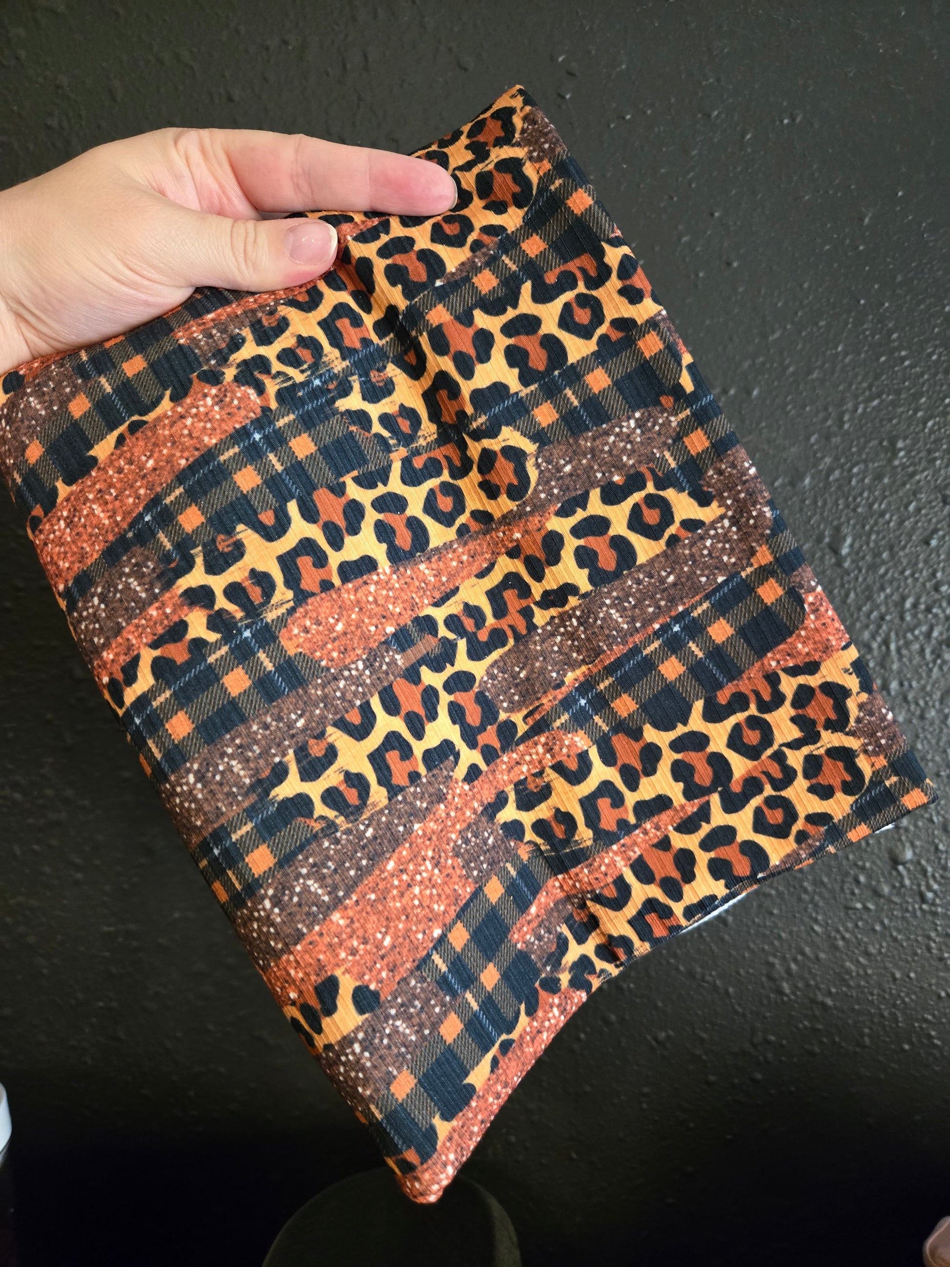cheetah plaid Adult Sizing